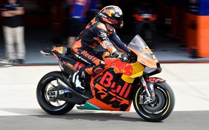 Johann Zarco of Red Bull KTM