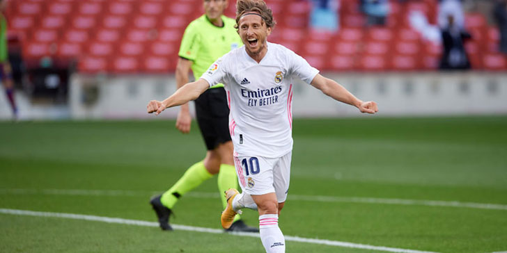 Real Madrid midfielder Luka Modric